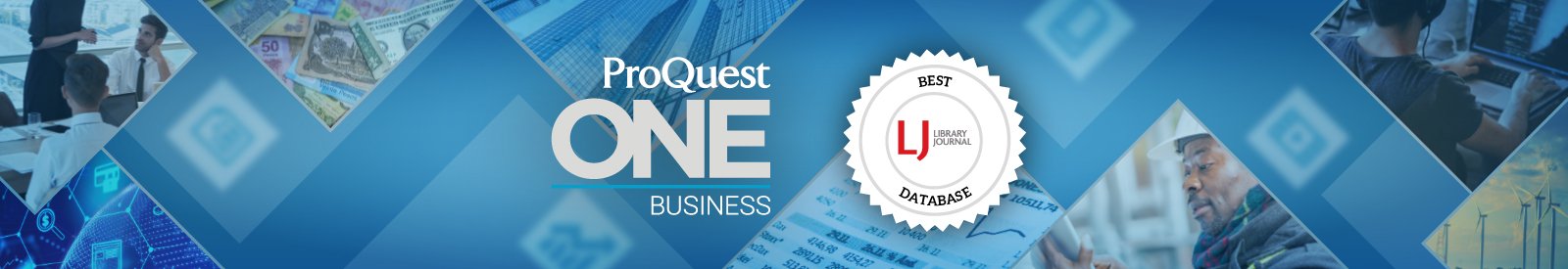 ProQuest One Business：图书馆期刊最佳数据库获奖者