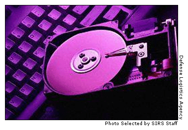 Computer Keyboard and Hard Drive <br > Defense Logistics Agency, via ProQuest SIRS Government Reporter [Public Domain]
