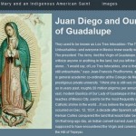 我们的瓜达卢佩圣母和第一个土着美国圣人