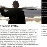 100th Anniversary of the Battle of the Somme